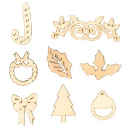 Ozdoba drewniana Craft-Fun Series xmass Titanum (AQE19118-13) Titanum