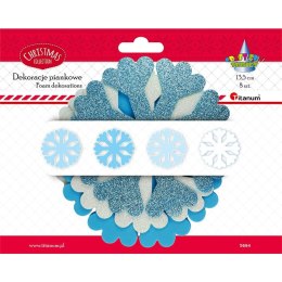 Ozdoba piankowa Craft-Fun Series płatki śniegu 8 szt Titanum (5694) Titanum