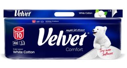 Papier toaletowy White Cotton kolor: biały 10 szt Velvet Velvet