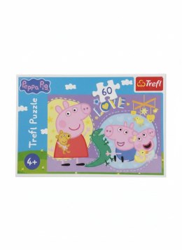 Puzzle Peppa Pig Szczęśliwa świnka 60 el. Trefl (17414) Trefl