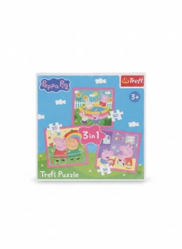 Puzzle Peppa i przyjaciele 3w1 el. Trefl (34873) Trefl