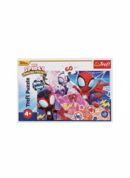 Puzzle Spidey Bohaterska przygoda 60 el. Trefl (17410) Trefl