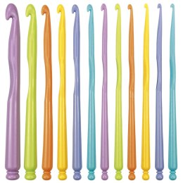 Zestaw do szydełkowania Craft-Fun Series szydełka plastikowe 12 rozmiarów Titanum (25JP0216) Titanum