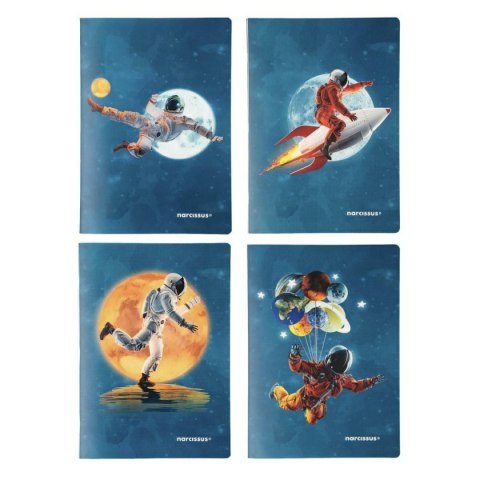 Zeszyt COSMO PP A4 60k. 75g krata Narcissus Narcissus