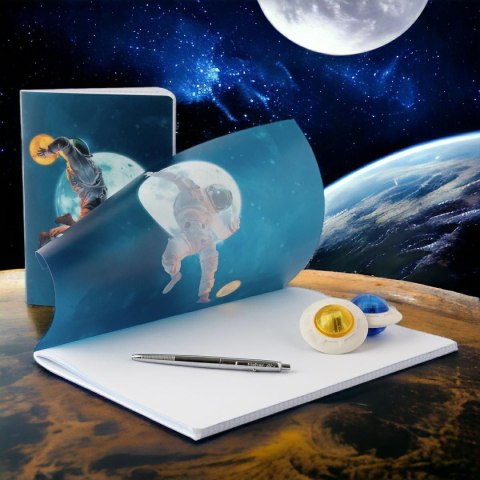 Zeszyt COSMO PP A5 60k. 75g krata Narcissus Narcissus