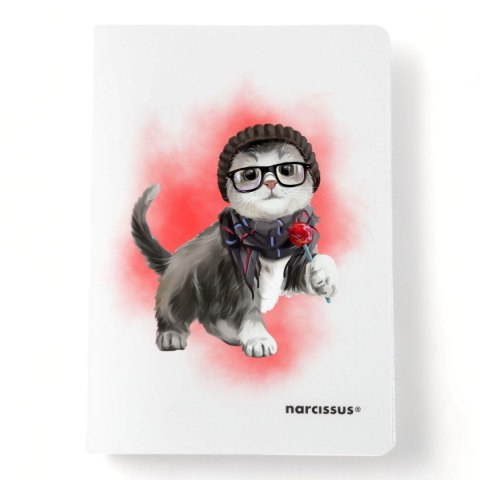 Zeszyt PP A5 32k. 80g KRATKA Narcissus Narcissus