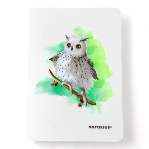 Zeszyt PP A5 60k. 80g krata Narcissus Narcissus