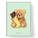 Zeszyt A4 Teddies 60k. 80g krata Narcissus Narcissus
