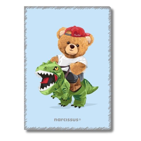 Zeszyt Teddies A5 60k. 80g krata Narcissus Narcissus