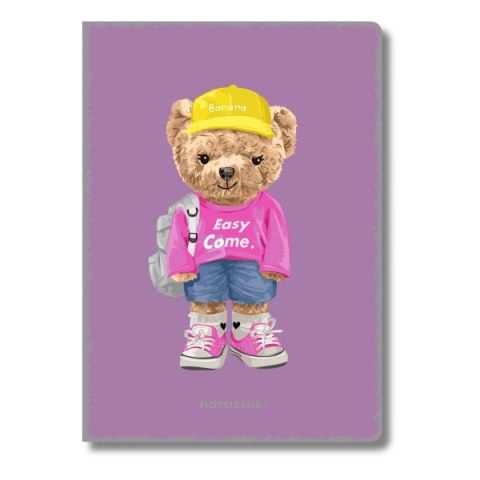 Zeszyt Teddies A5 60k. 80g krata Narcissus Narcissus