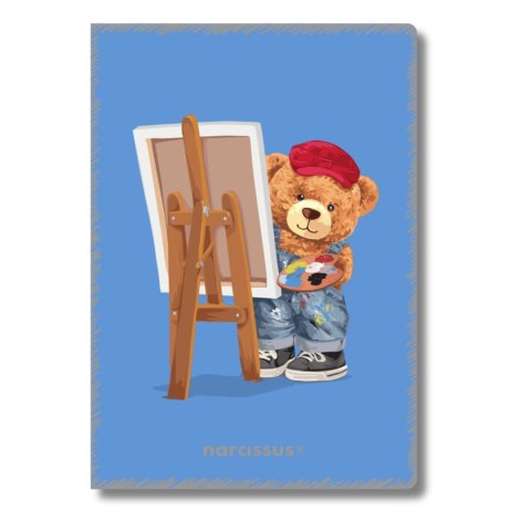 Zeszyt Teddies A5 60k. 80g krata Narcissus Narcissus