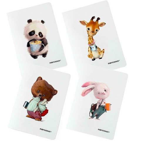 Zeszyt cute PP A4 60k. 80g krata Narcissus Narcissus