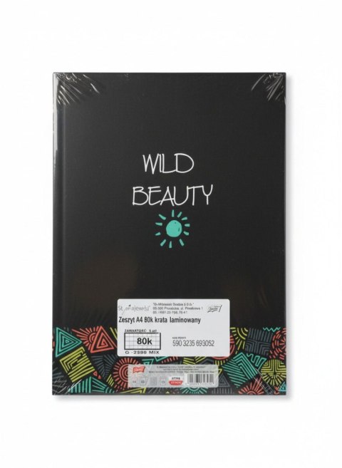 Zeszyt laminowany A4 80k. KRATKA Unipap Unipap