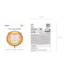 Balon foliowy Lew, 70x67 cm 20cal Partydeco (FB208) Partydeco