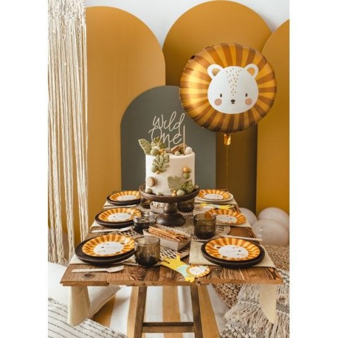 Balon foliowy Lew, 70x67 cm 20cal Partydeco (FB208) Partydeco