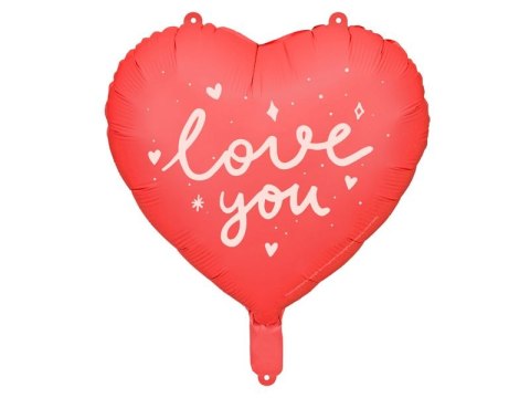 Balon foliowy serce I love you 18cal Partydeco (FB171) Partydeco