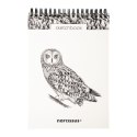 Blok artystyczny szkicownik sowa A5 120g 60k Narcissus Narcissus