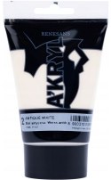 Farba akrylowa biel antyczna kolor: biały antyczny 100ml Renesans (01) Renesans