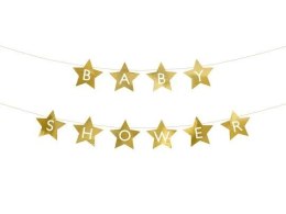 Girlanda Baby shower, 290x16.5 cm, złoty Partydeco (GRL97-019) Partydeco