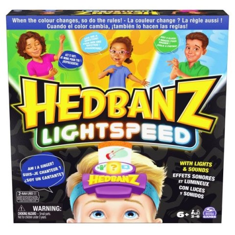 Gra zręcznościowa Hedbanz Lightspeed Spin Master (6068653) Spin Master