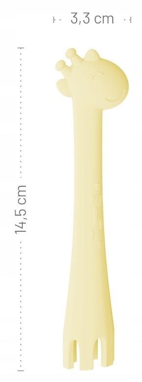 Gryzaczek łyżeczka żyrafa żółta Giligums (GG58398) Giligums
