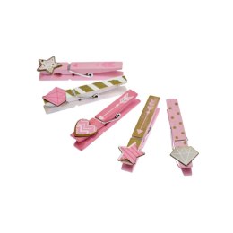 Klamry Walentynka serduszka mix 5 szt Arpex (WA3975) Arpex