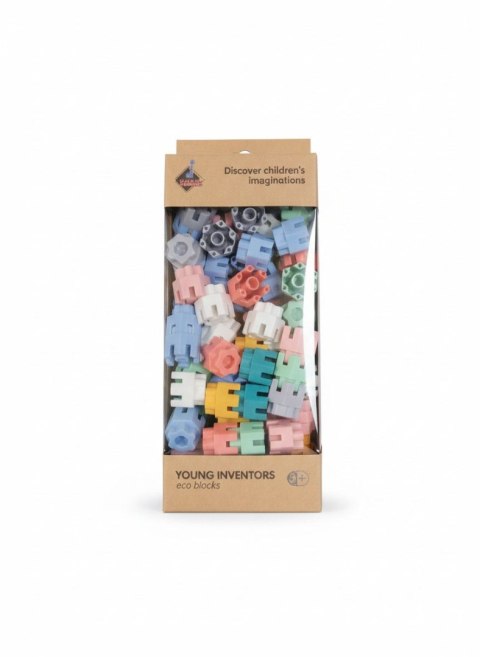 Klocki konstrukcyjne Mali Geniusze Eko śrubki Askato (123608) Askato