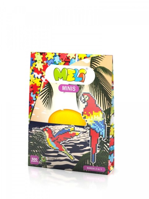 Klocki plastikowe Minis Birds 2w1 500 el. Meli (50339) Meli