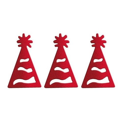 Konfetti Titanum Craft-Fun Series Czapki świąteczne czerwone Titanum Craft-fun