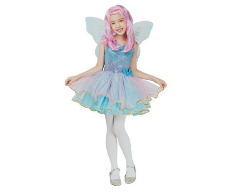 Kostium dla dzieci Niebieska Wróżka (sukienka, skrzydła), rozm.120/130 cm Godan (SL-BF12) Godan