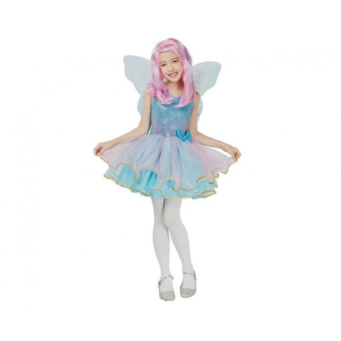 Kostium dla dzieci Niebieska Wróżka (sukienka, skrzydła), rozm.120/130 cm Godan (SL-BF12) Godan