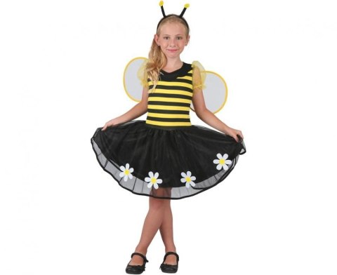 Kostium dla dzieci Słodka Pszczółka (sukienka, opaska, skrzydełka), rozm. 130/140 cm Godan (SL-SP13) Godan