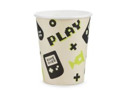 Kubek jednorazowy Gamer papier 220ml Partydeco (KPP76-EU1) Partydeco