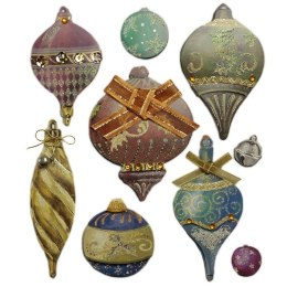 Naklejki świąteczne Craft-Fun Series Bombki retro Titanum (19XQ18-30) Titanum