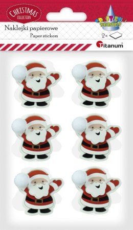 Naklejki świąteczne Craft-Fun Series Mikołaj z pomponem Titanum (LL-004) Titanum