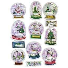 Naklejki świąteczne Craft-Fun Series kule śnieżne Titanum (EVB-04) Titanum