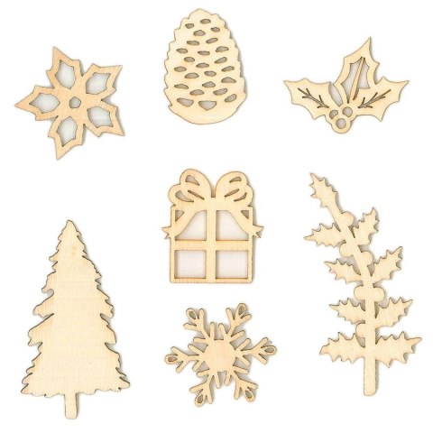 Ozdoba drewniana Craft-Fun Series Boże Narodzenie Titanum (AQE19118-16) Titanum