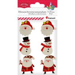 Ozdoba drewniana Craft-Fun Series Boże Narodzenie samoprzylepne Titanum (AQE19118-7) Titanum