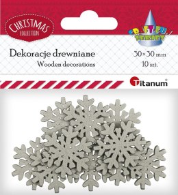 Ozdoba drewniana Craft-Fun Series Śnieżynki Titanum (WDC855) Titanum