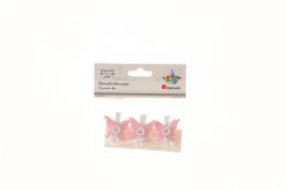 Ozdoba drewniana Craft-Fun Series klamerki z motylami opakowanie 3 szt. Titanum (19AQE0701) Titanum