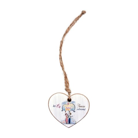 Ozdoba drewniana tabliczka dekoracyjna Arpex (WA6423) Arpex