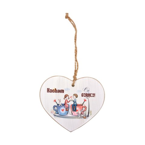 Ozdoba drewniana tabliczka dekoracyjna duża Arpex (WA6430) Arpex