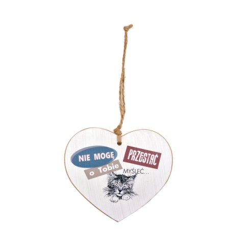 Ozdoba drewniana tabliczka dekoracyjna duża Arpex (WA6430) Arpex