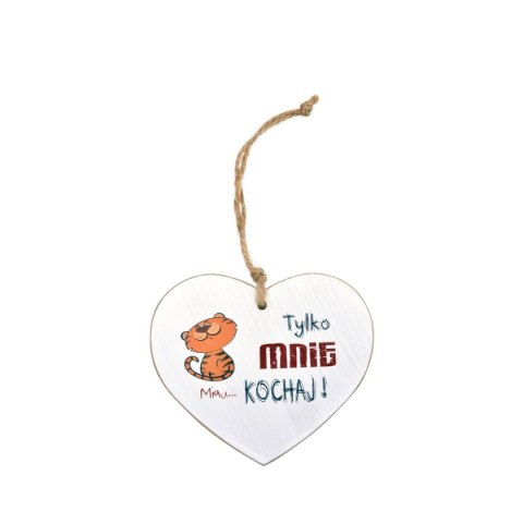 Ozdoba drewniana tabliczka dekoracyjna duża Arpex (WA6430) Arpex