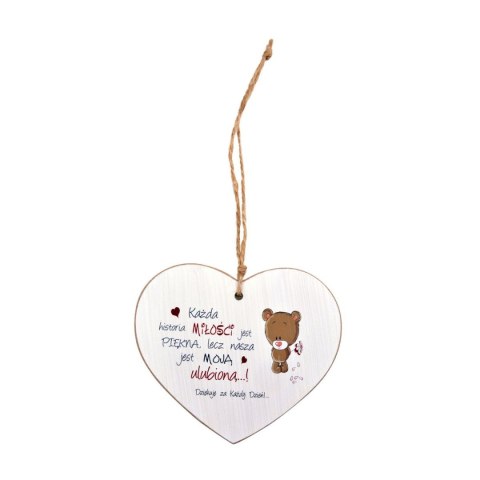 Ozdoba drewniana tabliczka dekoracyjna duża Arpex (WA6430) Arpex