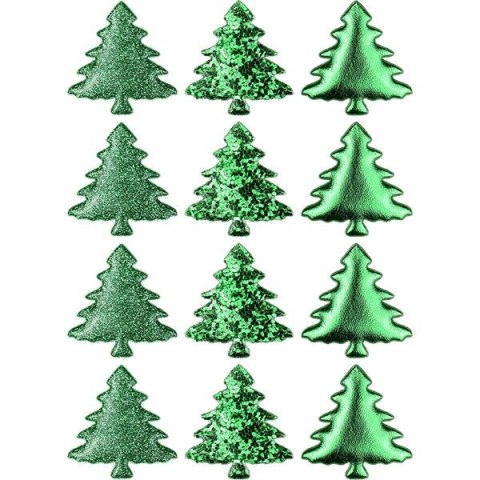 Ozdoba materiałowa Craft-Fun Series samoprzylepna Zielone choinki Titanum (BJ25042715) Titanum