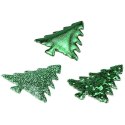 Ozdoba materiałowa Craft-Fun Series samoprzylepna Zielone choinki Titanum (BJ25042715) Titanum