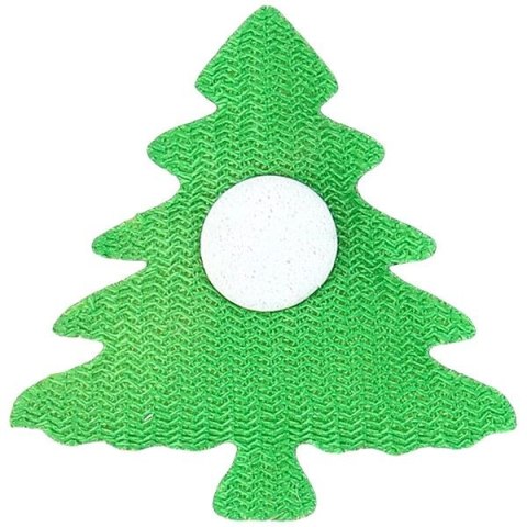 Ozdoba materiałowa Craft-Fun Series samoprzylepna Zielone choinki Titanum (BJ25042715) Titanum