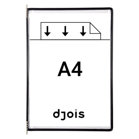 Panele prezentacyjne Tarifold A4 10 sztuk kolor czarny Tarifold