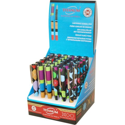Pióro wieczne 4 wzory Titanum Titanum